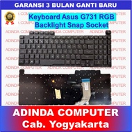 Asus ROG Keyboard StriX G731 G731GD G731GT G731GU Snap Socket Backlight