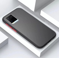 [ส่งจากไทย] เคสกันกระแทก Case VIVO Y21 / Y21T เคสโทรศัพท์ วีโว่ เคส Vivo Y21T ปุ่มสีผิวด้าน ขอบนิ่มห