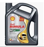 「香港行貨」Shell Rimula R6 金牌動能保護重型柴油引擎機油 (4L裝）