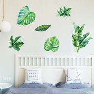 HIJAU Adek Wall Sticker Green Leaf Green Leaf Wall Sticker Ldr Wallsticker