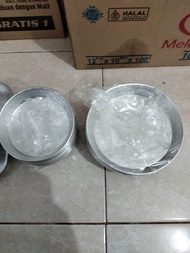 12 Pcs Loyang Pizza Press Mini / 1 LusinLoyang Pizza 8 cm 10 cm / Cetakan Kue Loyang / Grosir Pizza
