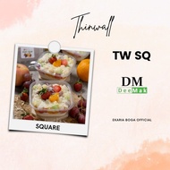 THINWALL THINWALL THINWALL | Plastic Lunch Box | THINWALL SQUARE | SQUARE SQUARE | TW SQ 120 - 750ML
