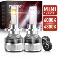 TUFFOO 1 Pair D2S D2R D4S D4R LED Headlight Bulb Canbus 6000K White 4300K Yellow Warm White