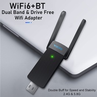 WIFI FIY 1800Mbps WiFi Bluetooth 5.3 Wireless Network Card USB3.0 WiFi Adapter Wifi Receiver Dongle 