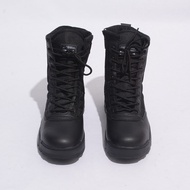 Men shoes🌟รองเท้าคอมแบท🌟 รองเท้าทหาร รองเท้ารด รองเท้าตำรวจ ซิปข้าง 9 รู Bogie1 มี2สีให้เลือก🚚