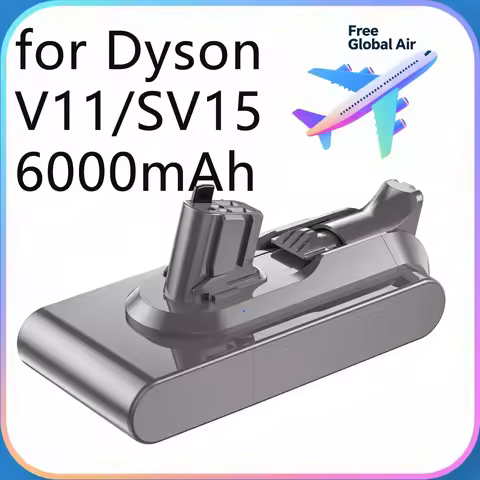 V11 Battery 100% 6000mAh 25.2V Battery for Dyson V11 SV15 SV16 SV17 SV18 SV22, V11 Animal Fluffy Vac