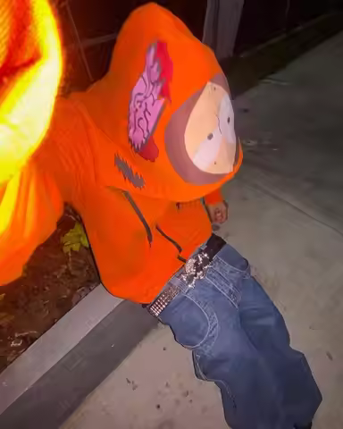 Y2K American Anime Pattern Printed Zipper Hoodie Retro Gothic Street Jacket Fashion Hoodie Sportswea