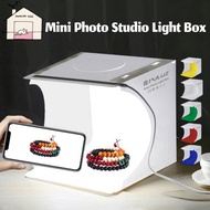 20*20CM Mini Photo Studio Light Box Photography Box LED Lights Folded Backdrops Studio Box