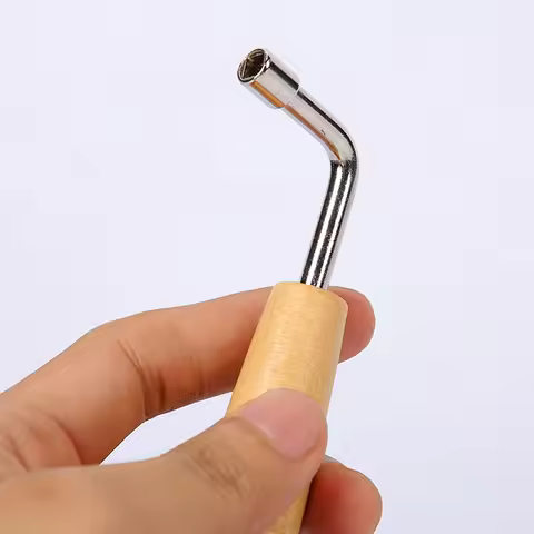 Universal L-Shape Square Tuning Wrench for Piano/Guzheng/Lyre – Durable Tip Pin Repair Tool