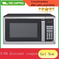 YQ7 MAYNMA 0.9 cu. ft. Countertop Microwave Oven, 900 Watts, Stainless Steel Home Microwave Intelligent Built-in Multi F