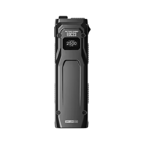 NITECORE EDC23 UHi Ultra Slim EDC Flat Flashlight 2500 Lumens USB-C Rechargeable Pocket Tactical Tor