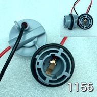 2 Car 1156 BA15S S25 Lamp Holder LED Plug Socket Tenon Type