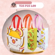 [SPUNDBOND] Children's Birthday Bag | Birthday Goodie Bag | Animal Bento Birthday Bag for Kids 25x25