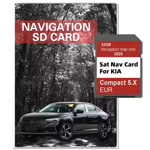 SD Card Navigation GEN5 Compact 5.X for KIA Carens/Ceed/Niro/Optima/Picanto/Rio/Soul/Sportage/Stonic