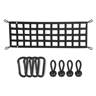 (PQAT) Car Trunk Organizer Net Protection Pickup Truck Bed Cargo Mesh Net Cargo Storage Netting Divi