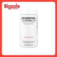 Codeage Liposomal Vitamin C+ 180 Vegetable Capsules Contains 180 Capsules.