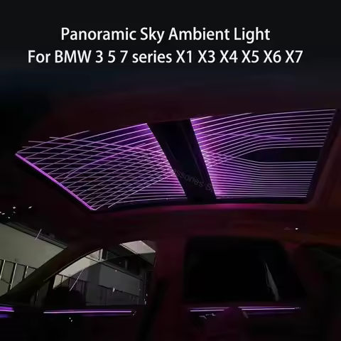 Panoramic Sky Ambient Light For BMW 3 5 7 series X1 X3 X4 X5 X6 X7 G60 G70, For BMW Roof Window Ambi