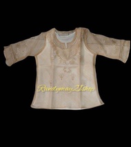 Ladys Barong Tagalog (Ambell) Modern Filipiniana Tops for Women | Plus Size Barong Tagalog | Elegant