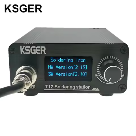 KSGER T12 Soldering Station Iron Tips STM32 V2.1S OLED DIY FX9501 Handle Electric Tools Welding Temp