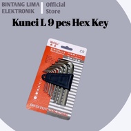 9 PIECES HEX KEY NS - 5001