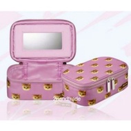 PAUL & JOE浪漫粉紫貓貓化妝收納包 Purple Cat Makeup Pouch