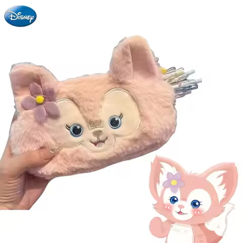 Disney Anime Characters Cartoon Cute LinaBell Girly Heart Stationery Box Creative Kawaii Pencil Case