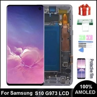 er 1" “ AMOLED LCD For Galaxy S10 G973 SM-G9730 G973F SM-G973F/DS Display and Touch 1" “