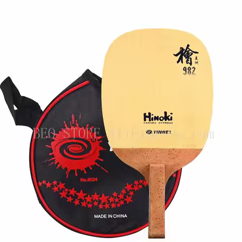 YINHE 982 Japanese Penhold JS Hinoki Table Tennis Blade / 1 Ply SOLID Hinoki / Ping Pong Bat / Paddl