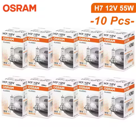 OSRAM Original CLASSIC H7 64210 PX26d Standard Hi/lo Beam Car Lamp 12V 55W 3200K White Halogen Light