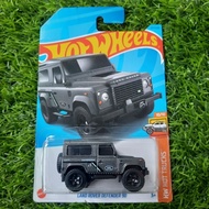 Hot Wheels Land Rover Defender 90 Silver