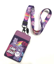 CAR BEAR ppp  สายคล้องคอ สายคล้องบัตร ที่ใส่บัตร ซองใส่บัตร ที่ใส่บัตร พร้อมสายคล้องคอ ลาย แคร์แบร์ 