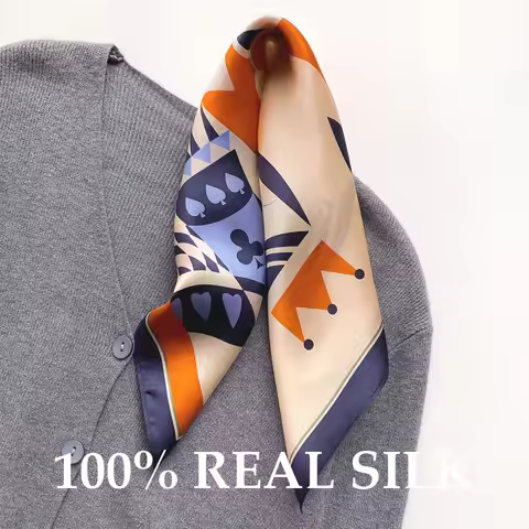 2026 100% Pure Silk Scarf Women Headband Scarves Bandana Spring Summer Hijab Poncho Scarves Pashmina