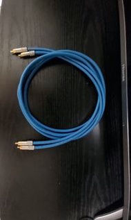 美國古董發燒線 配 美國Switchcraft觸點鍍金鍍鎳插DIY1.8米RCA訊號線  一對