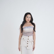 [GOORA THE LABEL] STARR TUBE MESH TOP Tube Top Mesh Tube Top Tube Top with Pad Tube Top Plus Size Tu