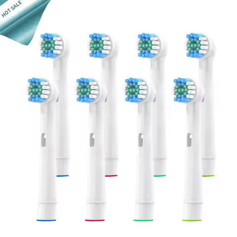 8pcs Replacement Brush Heads For Braun oral B D12,D16,D29,D20,D32,OC20,D10513, DB4510k 3744 3709 375