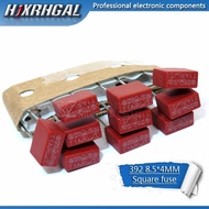 10PCS fuse 392 250V 2A 1A 3.15A 4A 5A6.3A square plastic fuse T2A commonly used fuse for LCD TV powe