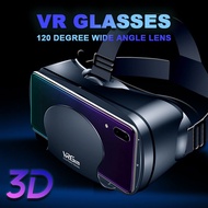 [ZX shop] 🌟2023ขายร้อน🌟5 ~ 7 นิ้ว 120 มุมกว้าง VRG Pro 3D VR แว่นตาเสมือนจริงเต็มหน้าจอภาพ VR กรณีแว่นตาสำหรับ iPhone Xiaomi แว่นตา