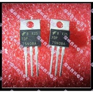 2pcs FDP 75N08A TO220 FDP75N08A TO-220 75A/75V N-channel MOSFET Transistor new original IC