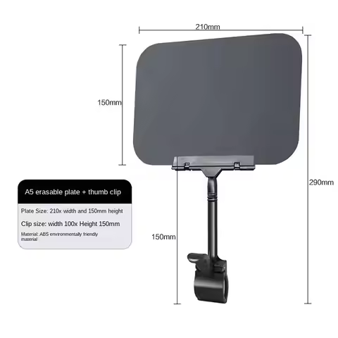 A4 A5 A6 Chalkboard Price Tag Erasable Advertising Display Food Price Label with Clip Waterproof Pri