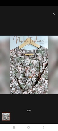 Mini Dress Rayon Motif Terlaris - Gamis Rayon Twill Motif