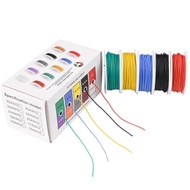 30AWG Silicone Hook up Wire Kit Electrical Tinned Copper Wire,Stranded Wire 5 Colors Flexible 30 Gau