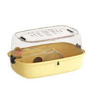 Large Hamster Cage Indoor - Acrylic Hamster Villa Habitat with Skylight, Hamster Nest Enclosure