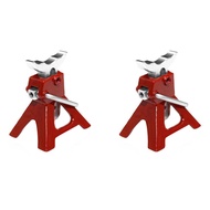 2X 1/24 Rc Simulation Model Car Metal Jack for 1/24 RC Crawler Miniz- Axial SCX24 FMS Upgrade