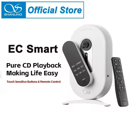 SHANLING EC Smart CD Player with Sanyo DA11 Optical Driver CS43131 DAC Bluetooth 5.4 Car Desktop CD 