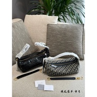 D1OR D-Journey Series Oil Wax Leather hobo Bag Presbyopic Blue oblique Medium Small Handbag Messenge