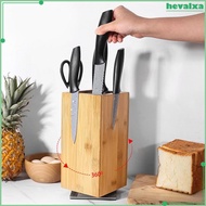 [Hevalxa] Knives Block Kitchen Tool Organizer Knives Holder for Kitchen Counter Multifunctional for 