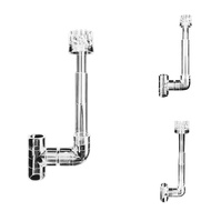 Clear Aquarium Skimmer Pipe Spins Inflow Outflow Water Plant Tank Filter Cleaning Fish Tank Accessor