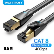 Vention สายlan cat8 RJ45 Ethernet Cable LAN Cable cat8 SFTP 40Gbps 2000MHz Internet cable Lan Network Cable สายแลน 10 เมตร Network Patch Cable for Router Modem Cable External lannet Cable