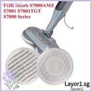 LAYOR Steam Mop Pads Spin Mop Microfiber Accessories Easy Clean For Shark S7000AMZ S7001 S7001TGT S7