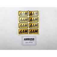 AAM Car Sticker AAM Logo AAM Emblem Logo AAM Badge AAM Road Assistance Towing Assist Universal